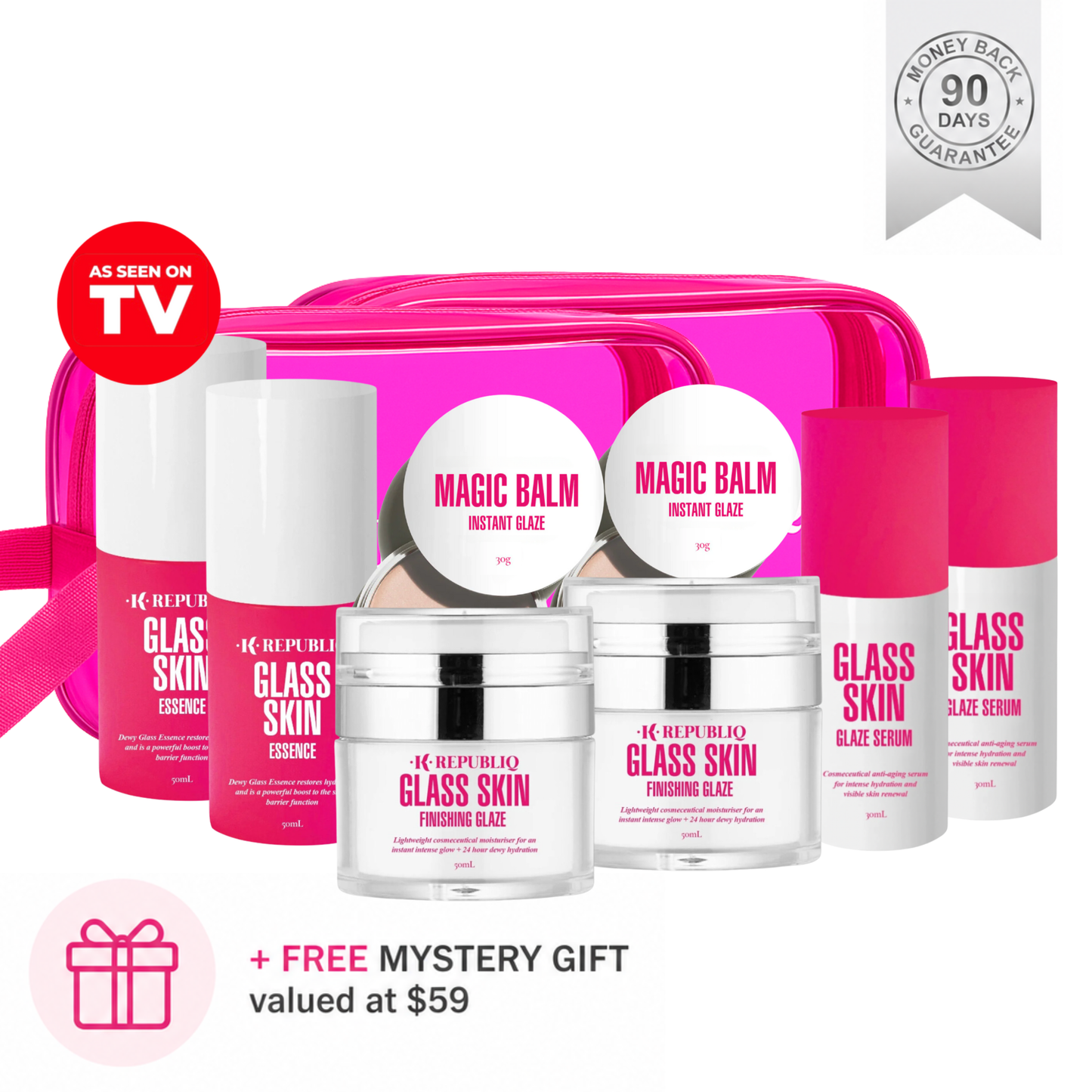 TV OFFER Glass Skin Routine (2 month supply) + FREE Gift