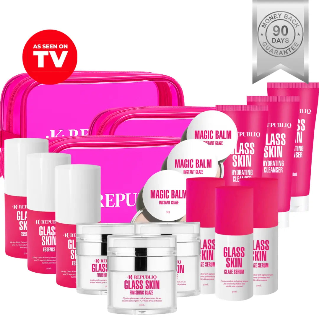 TV OFFER Glow Like Glass Kit (3 month supply) K Republiq Skincare