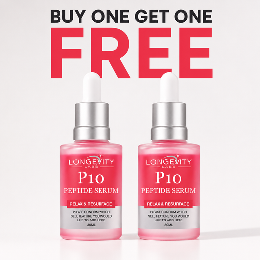 NEW PRODUCT DROP! P10 advanced peptide serum for expression lines