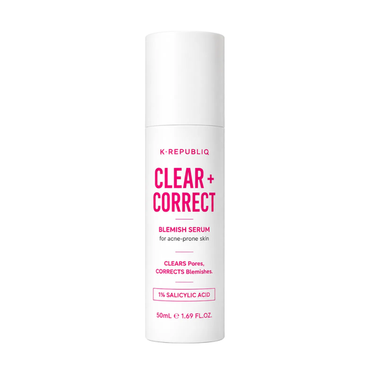 Clear + Correct targeted pimple serum for acne-prone skin K Republiq