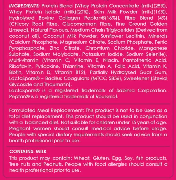 Glass Skin Within Collagen Meal Replacement Diet Shake +FREE SHAKER K Republiq