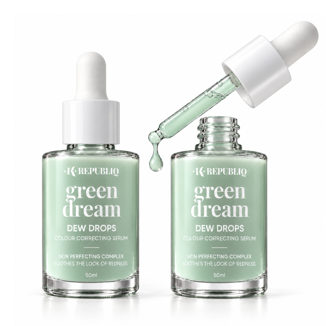 BUY ONE GET ONE FREE!  NEW Green Dream Colour Correct Drops K Republiq