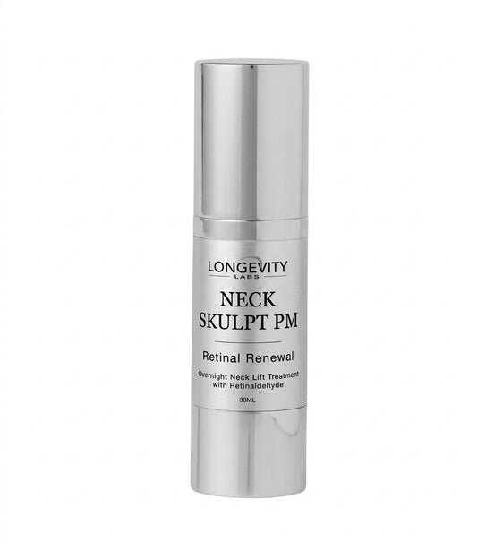 Neck Skulpt PM, Retinal Night-lift Deep Wrinkle Serum.