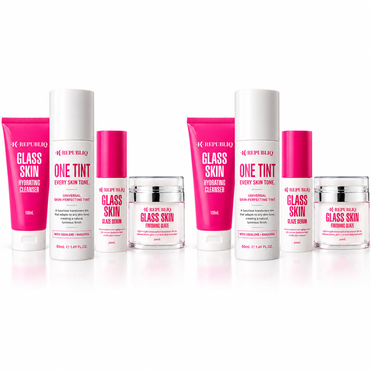 One Tint + Glass Skin - The Skin-Perfecting Routine (2 month supply) K Republiq