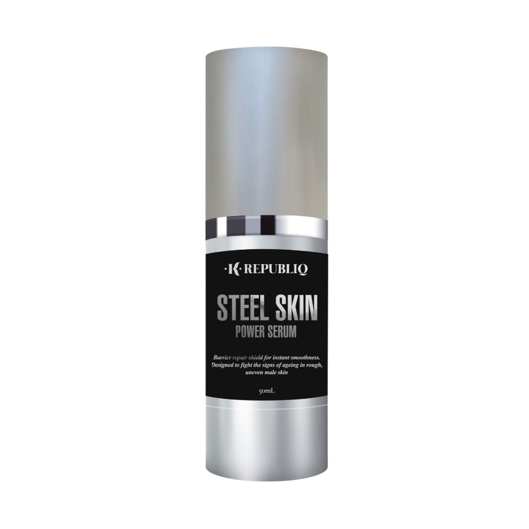 Steel Skin Power Serum - Kick Ass Anti-aging for tough men.