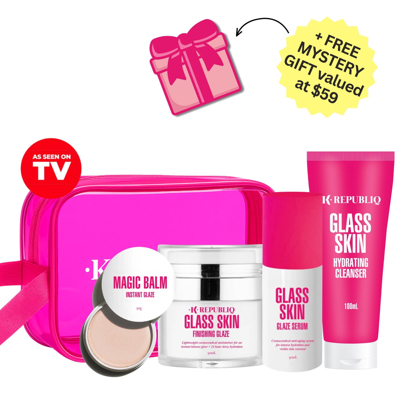 TV OFFER! Miracle Skin Routine + Free Gift K Republiq Skincare
