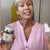 Mature woman sharing her experience with K Republiq Glass Skin products
